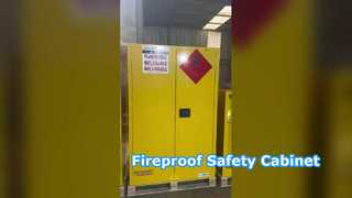 45-गैलन उच्च दक्षता अग्नि-रेटेड सुरक्षा कैबिनेट