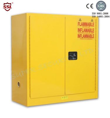 खरीदें Lab Safety Flammable Liquid Storage Cabinet With Paddle Lock , Hazardous Storage Cabinets ऑनलाइन निर्माण