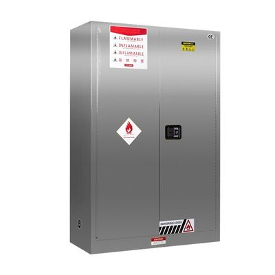 खरीदें स्टेनलेस स्टील केमिकल स्टोरेज कैबिनेट सुरक्षा के लिए रिसेस्ड हैंडल के साथ ऑनलाइन निर्माण