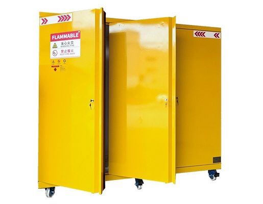 खरीदें FM Fire Rated Steel Chemical Storage Cabinet with Recessed Handle for Hazardous Materials ऑनलाइन निर्माण