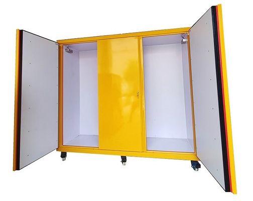 खरीदें Steel Chemical Storage Cabinet with 3-Point Locking System Fire Proof and Explosion Proof for Secure Chemical Handling ऑनलाइन निर्माण