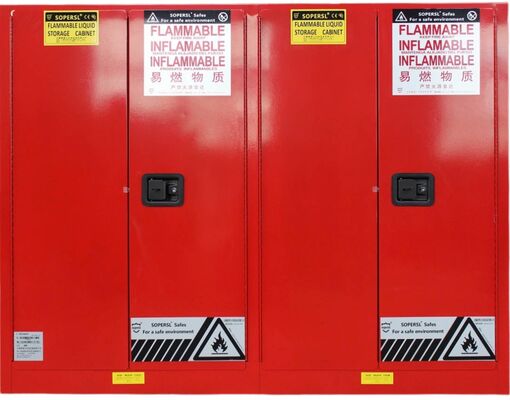खरीदें SUPER 45 गैलन 170L ज्वलनशील सुरक्षा कैबिनेट NFPA 30 OSHA अनुरूप औद्योगिक ज्वलनशील भंडारण ऑनलाइन निर्माण