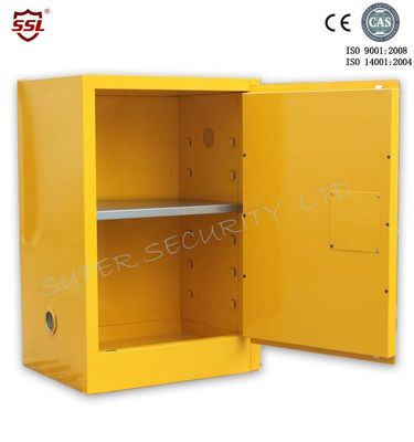 खरीदें Fire Resistant Yellow Safety Mobile Storage Cabinet , Flame Proof Cabinets 20 Gallon ऑनलाइन निर्माण