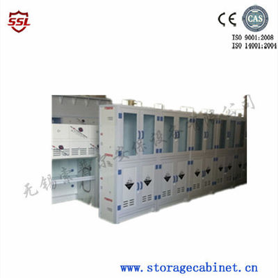 खरीदें Custom 350 L Medical Storage Cabinet With Dual Glass Door , White Storage Cabinet ऑनलाइन निर्माण